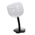 thumbnail image 1 of Vaso romántico con base y cabeza caída, transparente, versátil, para beber vino Suave, 1 of 8