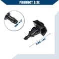thumbnail image 5 of Unique Bargains No.28931ZW80A Windshield Washer Nozzles for Nissan Versa 2011-2014 Front ABS Plastic Pair Black, 5 of 7