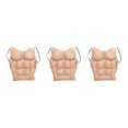 thumbnail image 1 of Yuarrent Funny Fake Muscle Chic Gift Lifelike Halloween Outdoor Parties Costume for Type1 NO1, 1 of 1