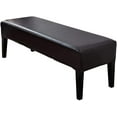 thumbnail image 1 of Stretch PU Leather Dining Room Bench Covers,Soft Stretch Waterproof Chair Bench Cover,Oilproof Removable Bench Slipcover Washable Bench Seat Protector Cover, 1 of 7