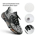 thumbnail image 4 of Snow Leopard Print Walking Shoes for Men Woman Lightweight Tennis Fashion Elastic Sports Shoes Cushion Basketball Shoes, 4 of 7
