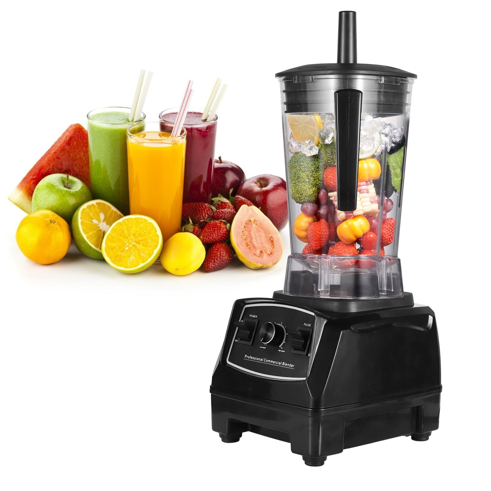 Kitchen Blender Food Fruit Juicer Smoothie Maker Ice Crusher Mixer 7-Speed 
