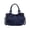 Deep Blue, variant on Women's Convertible Denim Satchel Bag, 2-in-1 Tote with Detachable Strap, Preppy Top Handle Crossbody Purse for Everyday Use