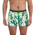 thumbnail image 1 of Balery Cactus 1 Calzoncillos bóxer para hombre, ropa interior de algodón suave y transpirable con cinturilla de nailon-Small, 1 of 5