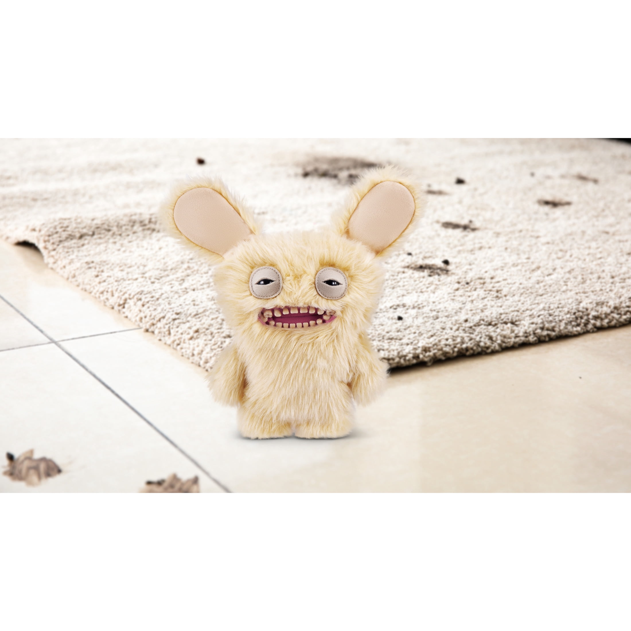 Fuggler Butt Ugly Pets 9 inch (Mr Buttons - Golden Retreiver), Monster Stuffed Animal Toy by ZURU