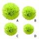 thumbnail image 4 of Wosthever Juego de pompones de papel verde de 7,8 pulgadas, bolas de papel con pompón, pañuelos colgantes, flores para fiesta de cumpleaños, Kits de decoración para fiestas Verde 10 pulgadas, 4 of 6