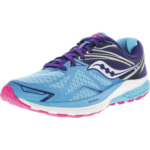 Saucony - Saucony Women's Ride 9 Navy / Blue Pink Ankle-High Running ...