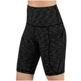 thumbnail image 2 of LEKWK Short Leggings for Women High Waist Side Pockets Tummy Control Gym Leggings Stretchy Yoga Workout Leggings Compression Running Athletic Gear, 2 of 7