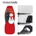 thumbnail image 5 of CHAQLIN Snowman Christmas Tree Print Automotive Cover Polyester Decoration Premium Driver Seats Protector Cushion for Automobile, 5 of 12