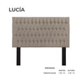 thumbnail image 2 of Cabecera Lucía Sansa Matrimonial color Beige, 2 of 2