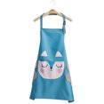 thumbnail image 1 of Delantal Ajustable JAMW Con Bolsillo Impermeable Para Cocina Azul, 1 of 4