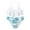 A10 White, variant on Baby Kids Bikini Set Ruffled Printed Hollow Out Sweet Bowknot (White, 12 Years)