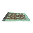 thumbnail image 2 of Ahgly Company Indoor Rectangle Abstract Light Blue Modern Area Rugs, 5' x 7', 2 of 4