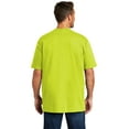 thumbnail image 2 of Carhartt Men's Loose Fit Heavyweight Logo Pocket Work T-Shirt Bright Green X-Large, 2 of 3