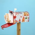 thumbnail image 4 of Lsque Gnome Camping Mailbox Cover Standard Size ,Magnetic Mailbox Covers Post Wraps Letter Box Cover -21x18 in, 4 of 9