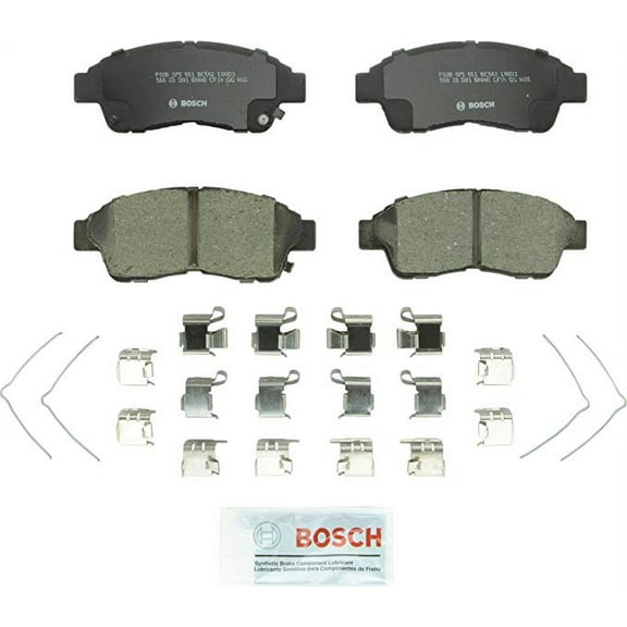 Bosch BC562 QuietCast Premium Ceramic Disc Brake Pad Set For: Geo Prizm; Toyota Camry, Celica, Corolla, RAV4, Front