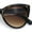 Tortoise - Brown, variant on SA106 Womens Pearl Color Cat Eye Sunglasses Black Tortoise - Smoke