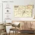 thumbnail image 5 of Elephant Stock Vintage St Louis Map Ii Wall Art - Horizontal Canvas Wall Art - Living Room Wall Decor - Map Canvas - Beige And Gray Decor By Wild Apple Portfolio - 30" x 20", 5 of 8