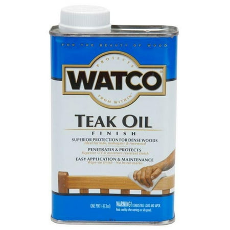 Watco Teak Oil Pint (Best Marine Teak Oil)