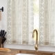 thumbnail image 2 of Cortinas Jinchan Boho de lino, 91 x 91 cm, rayas grises, 2 paneles, 2 of 8