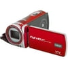"Polaroid Dual Shot ID975 Red Full HD Camcorder with 10x Optical Zoom, 3"" LCD Touchscreen and Motion Detection"