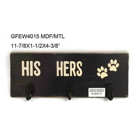 

11.75 Brown and Beige His Hers Rectangular Hook