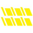 thumbnail image 1 of 6PCS Reflective Car Wheel Sticker Vinyl Precision Cut Decal Sticker Stripe Racing Wheel Hub, 1 of 8