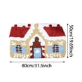 thumbnail image 3 of Christmas Non-Slip Outdoor Welcome Mat, Decorative Porch Rug for Living Room Bedroom Entryway, Washable Floor Mat, 3 of 6