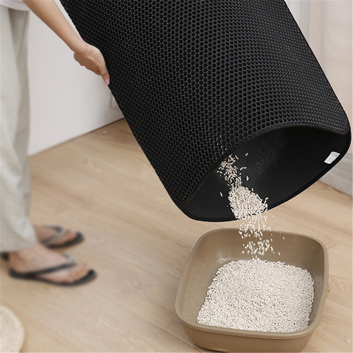 rubber mat for under litter box