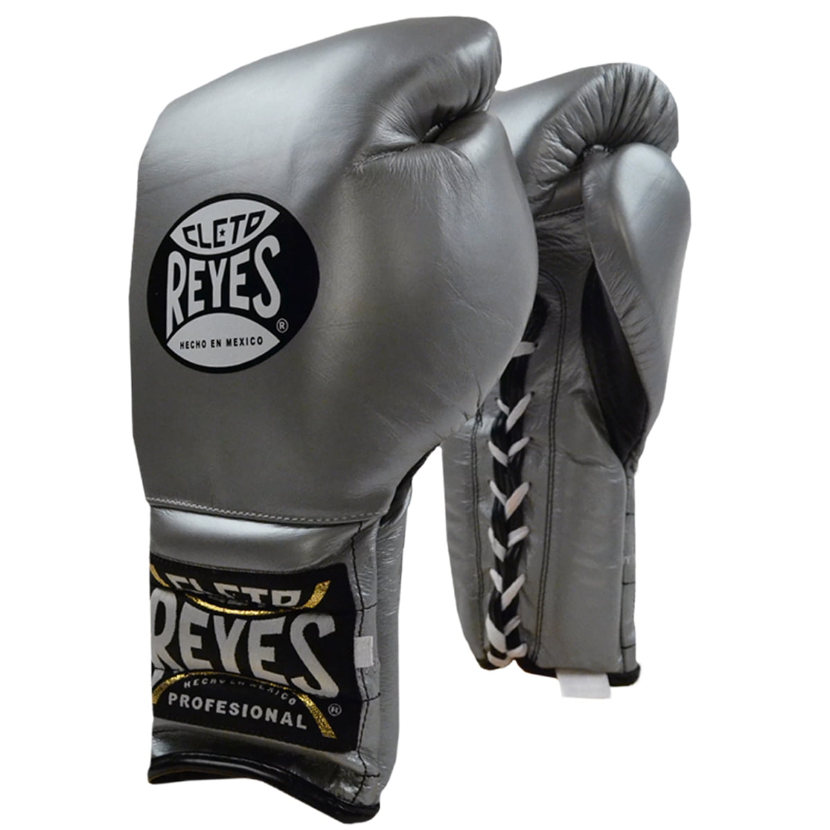Cleto Reyes Official Lace Up Competition Boxing Gloves Blue 