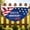 A - One Size, variant on USA 250th Anniversary Half Moon Banner 35.4"×17.7" Patriotic Polyester Pennant 1776-2026 Commemorative Flag for Indoor Outdoor Decor
