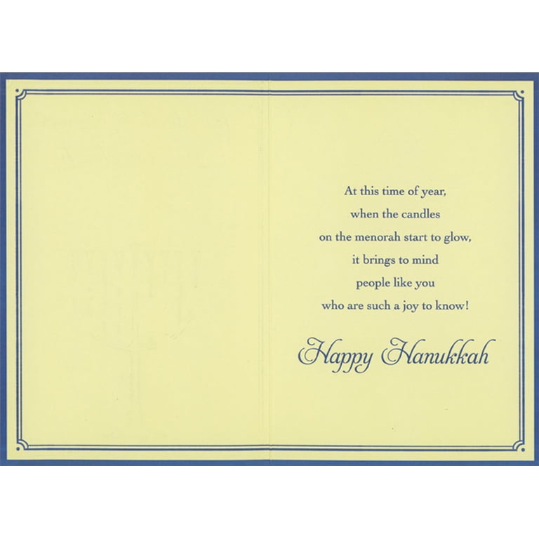 Brightest Blessings Menorah Hanukkah Card Set photo 2