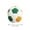B, variant on Football Sandbag Handmade Juggling Bean Bags for Beginners Multicolor Cloth Footbag Hack-Sacks Toss Ball