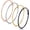 30mm, variant on 4 Pairs Big Hoop Earrings for Women, 316L Stainless Steel Hypoallergenic Hoop Earrings Silver Plated 14K Gold Plated Rose Gold Plated Black Gold Plated Earrings Set