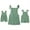 Green, variant on IBTOM CASTLE Mommy and Me Outfits Solid Color Family Matching Overall Shorts Jumpsuit Romper Summer Clothes for Mother and Daughter 12-18 Months Green