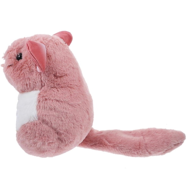 Cute Chinchilla Plush Hamster Doll Soft Stuffed Animal for Home Decor Cushion Perfect for Birthdays and Valentine's Day