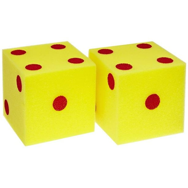 5 in. Foam Dice with Numbers Set of 2