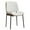 White & Black & Rsutic Brown, variant on AENKYO Modern Dining Chairs Set of 2, Faux Leather Upholstered Side Chairs for Kitchen & Dining Room, White