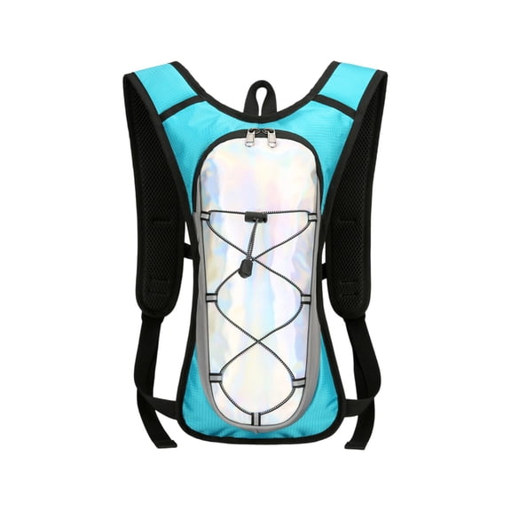 Reflective Hydration Backpack,Essential Water Pack for Festivals,Running,and Hiking,Breathable Cycling Backpack with Biking Gear Storage,Ideal for Outdoor Sports and Mountain Climbing