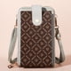 thumbnail image 1 of Mujer Bolso Teléfono Touchscreen, Mini Bolso de Cuero para Teléfono, Bandolera con Tarjetas de Crédito, Estilo Crossbody, Compatible con Iphone Samsung, para Viaje, Durable, Ajustable, Cuero, 1 of 9