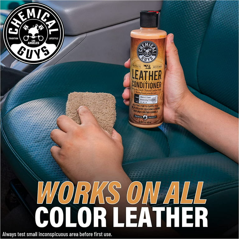 Chemical Guys on Instagram: Give your leather the perfect 2 step combo  with Leather Cleaner and Leather Conditioner! Cleaning your leather every  so often with Leather Cleaner removes the grime and prevents