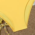 thumbnail image 5 of Girls Bathing Suits Size 14-16 Ruffle Adjustable Strap Kids Flounce Bikini Tankini Set Comfy Bikini Set for Beach Wear,C-Yellow,10Y(9-10 Years), 5 of 6
