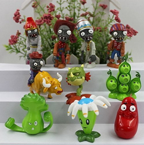 16PCS Plants vs Zombies Series Game Plastic Role Small Action Figures Kids Toy 