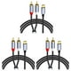 thumbnail image 1 of 3X Adaptador de Cable de Audio USB C una Tipo C una Cable USB de Audio y Video Dual Compatible con TeléFono, Tableta, 1M, 1 of 5