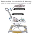 thumbnail image 4 of FACNOATIHN 6-in-1 Baby Walker, Foldable Push Walker with Musical Activity Station, 6-24 Months, Gray, 4 of 10