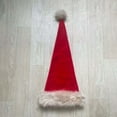 thumbnail image 5 of One Size Fits All Santa Hat – Thickened Large Size Christmas Party Hat, Holiday Decorations for Christmas, Festive Red Santa Hat for Party and Event, 5 of 8