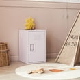 thumbnail image 3 of Max & Finn Casey Kids Stackable Mini Metal Storage Locker, Lavender, 3 of 14