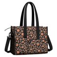 thumbnail image 2 of Teacher Tote Bag,Red Dog Art Footprint Teacher Utility Tote Bag,Large Work Tote Bags for Women with Multiple Pockets,Top Zipper Closure,13.8x10.6x6.7 Inch, 2 of 5