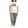 thumbnail image 4 of CafePress - Your Voice Matters Women's Light Pajamas - Women's Short Sleeve Print T-Shirt and Pants Light Cotton Pajama Set, 4 of 7