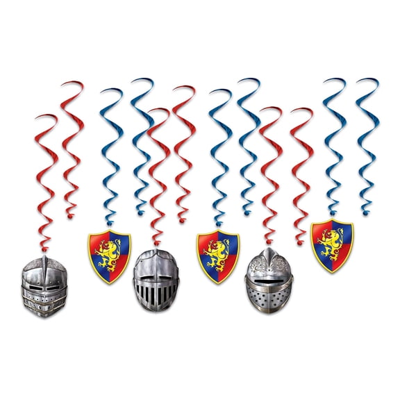 Medieval Hanging Swirls | Party Decoration | 1 Pack